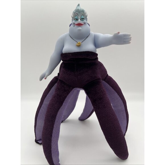 Ursula The Little Mermaid Disney Store Sea Witch Villain 11” Doll/Plush - Picture 1 of 10